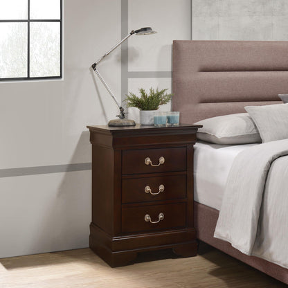 Louis Phillipe - Nightstand - Wood - The Sleep Loft - Online Mattress Showroom NYC