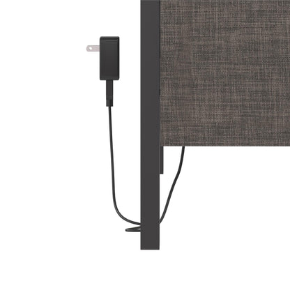 Paloma - Twin Bed With Dual USB Port - Linen - The Sleep Loft - Online Mattress Showroom NYC