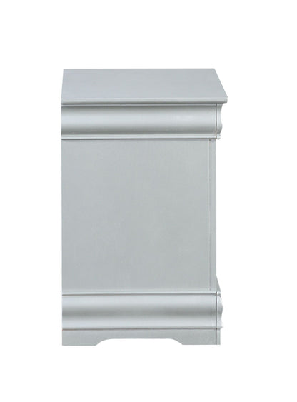 Louis Philippe III - Sleek Design Nightstand - The Sleep Loft - Online Mattress Showroom NYC