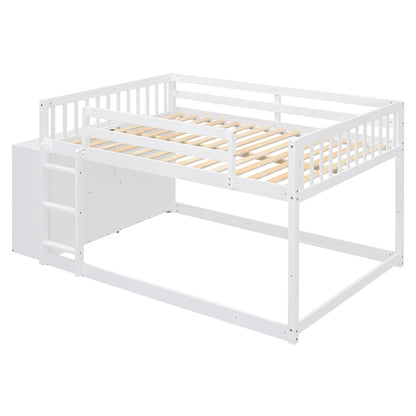Bunk Bed With 4 Drawers And 3 Shelves - The Sleep Loft - Online Mattress Showroom NYC