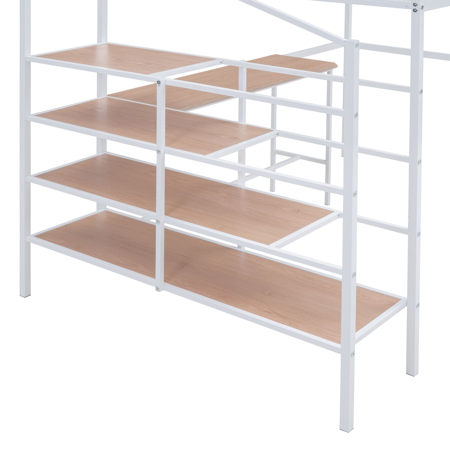 Loft Bed With Desk And Lateral Storage Ladder - The Sleep Loft - Online Mattress Showroom NYC