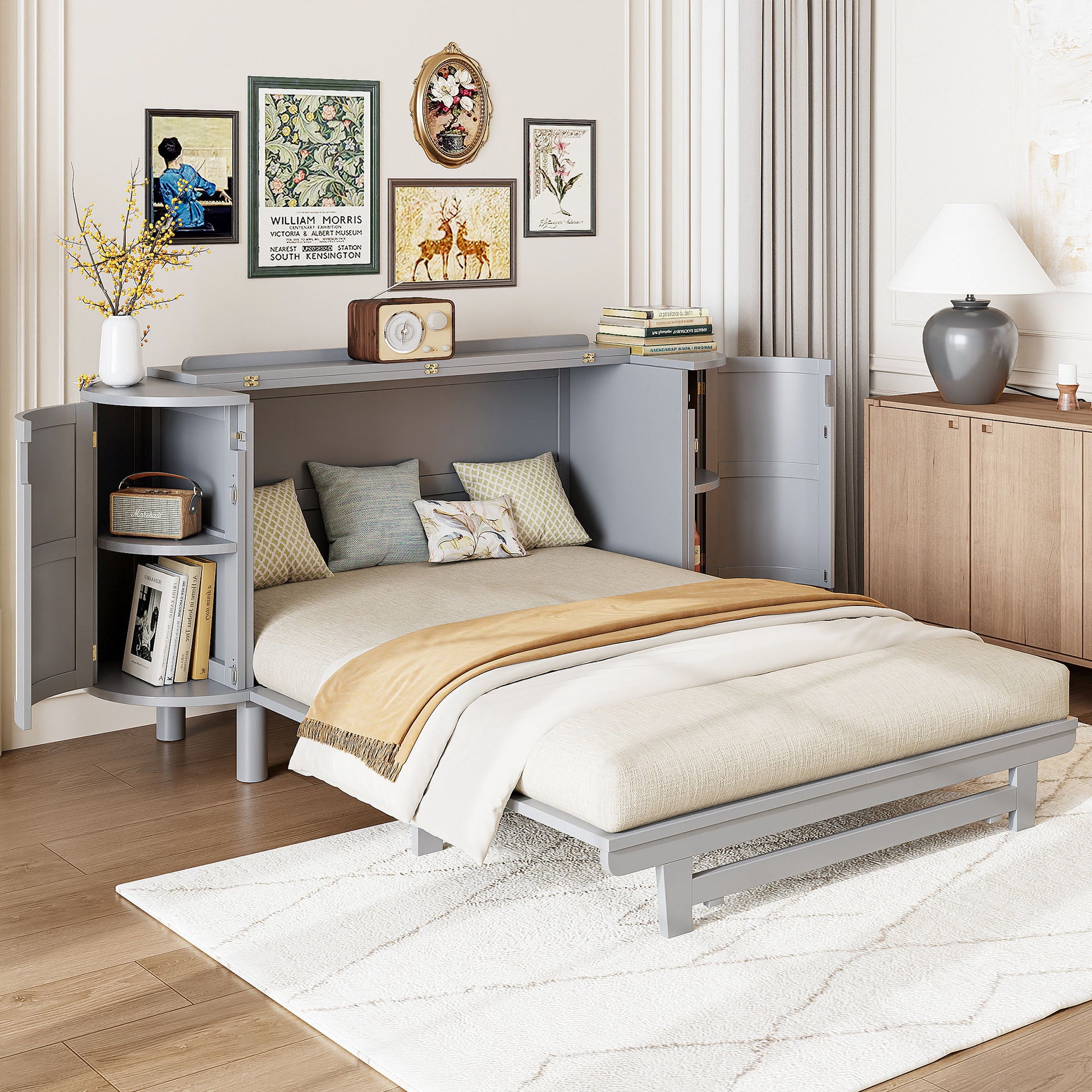 Murphy Bed With Hidden Storage & Modern Woven Design - The Sleep Loft - Online Mattress Showroom NYC