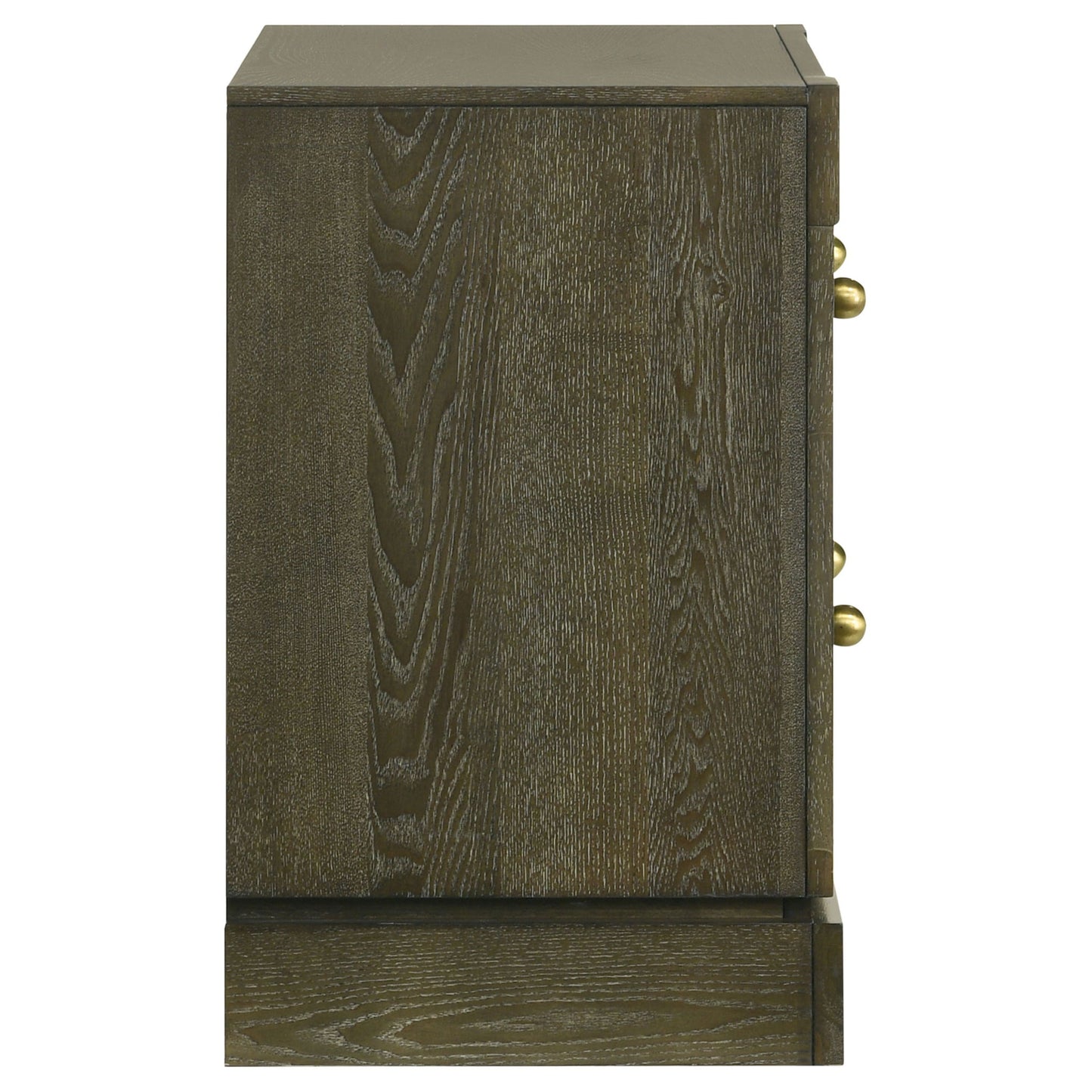 Sundance - 2 Drawer Nightstand - Dark Brown - The Sleep Loft - Online Mattress Showroom NYC