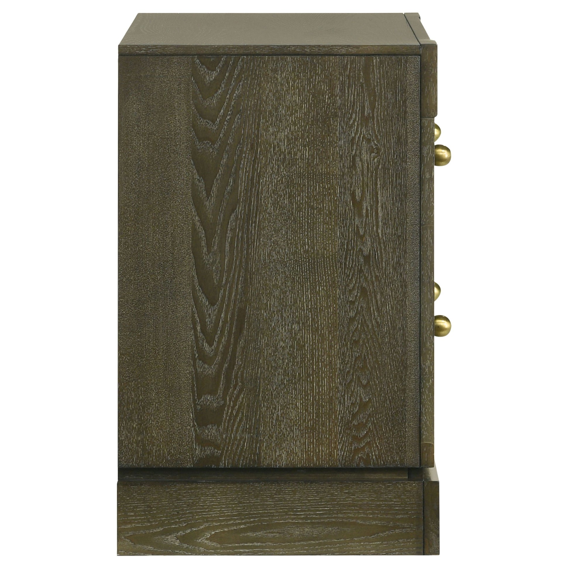 Sundance - 2 Drawer Nightstand - Dark Brown - The Sleep Loft - Online Mattress Showroom NYC