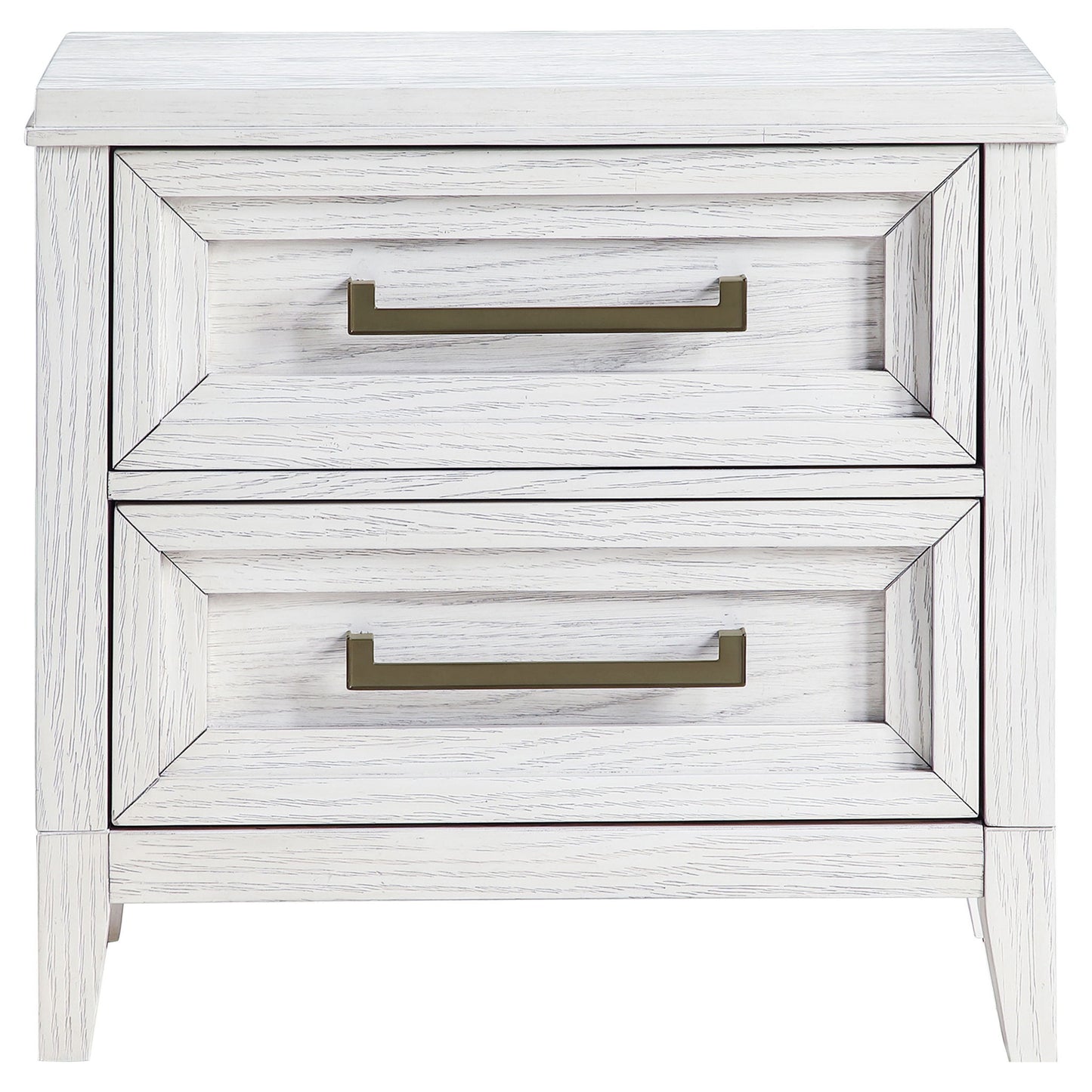 Avril - 2 Drawer Nightstand - White - The Sleep Loft - Online Mattress Showroom NYC