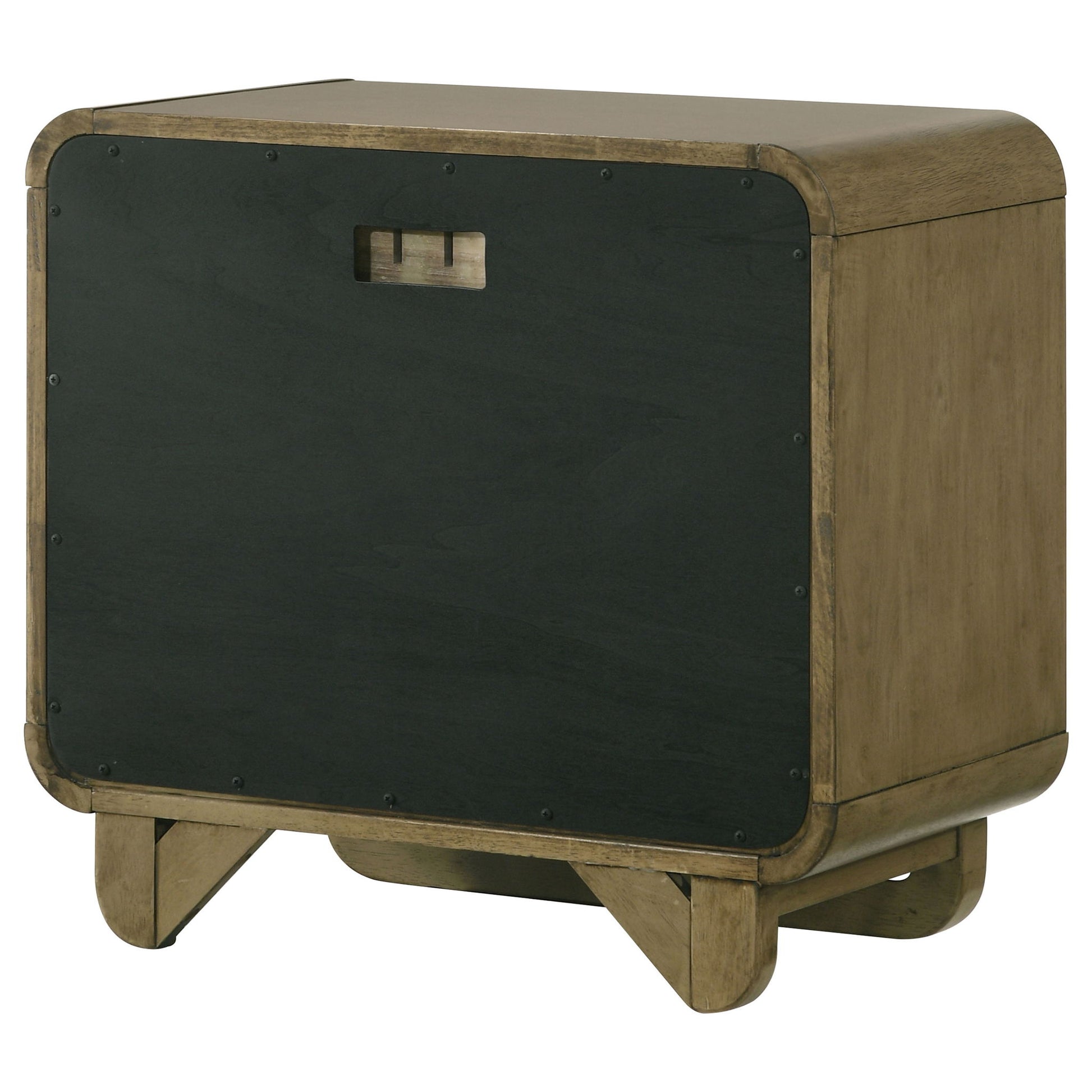 Tully - 2 Drawer Nightstand - Nutmeg Brown - The Sleep Loft - Online Mattress Showroom NYC