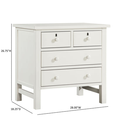 Georgina - 4 Drawer Storage Nightstand - The Sleep Loft - Online Mattress Showroom NYC