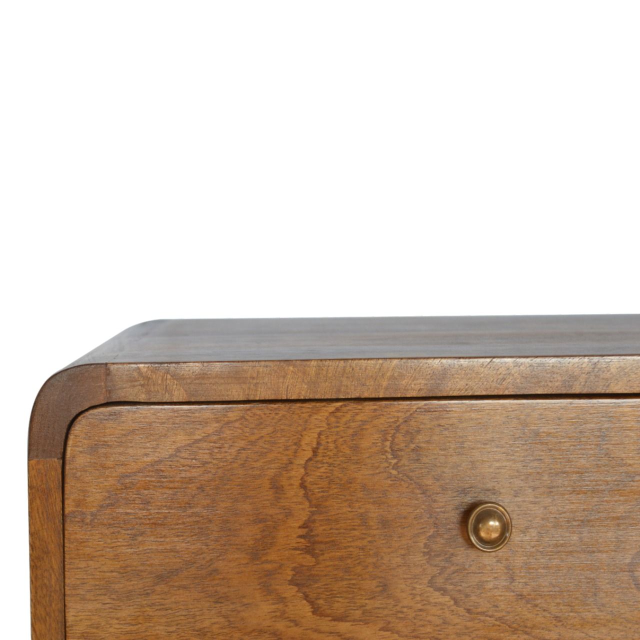 Curved Wall Mounted Bedside Nightstand - The Sleep Loft - Online Mattress Showroom NYC
