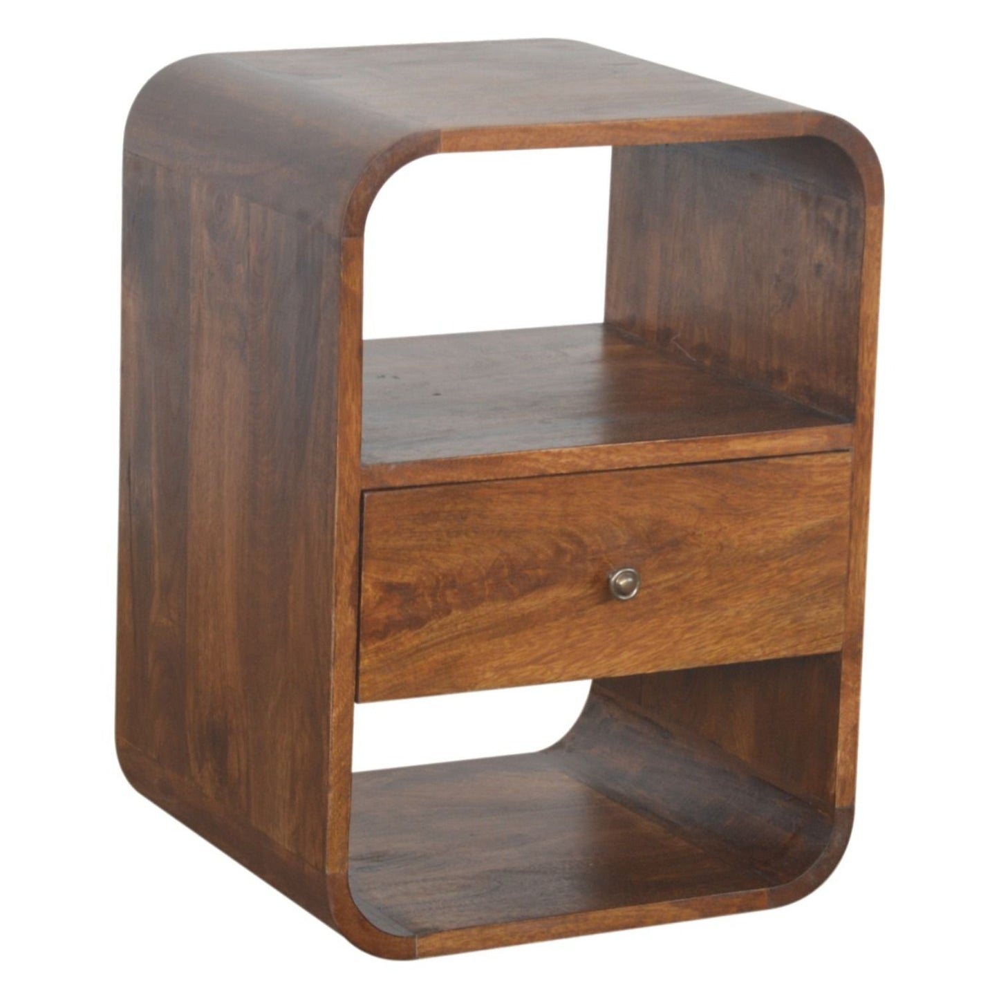 Curve Drawer Nightstand - The Sleep Loft - Online Mattress Showroom NYC