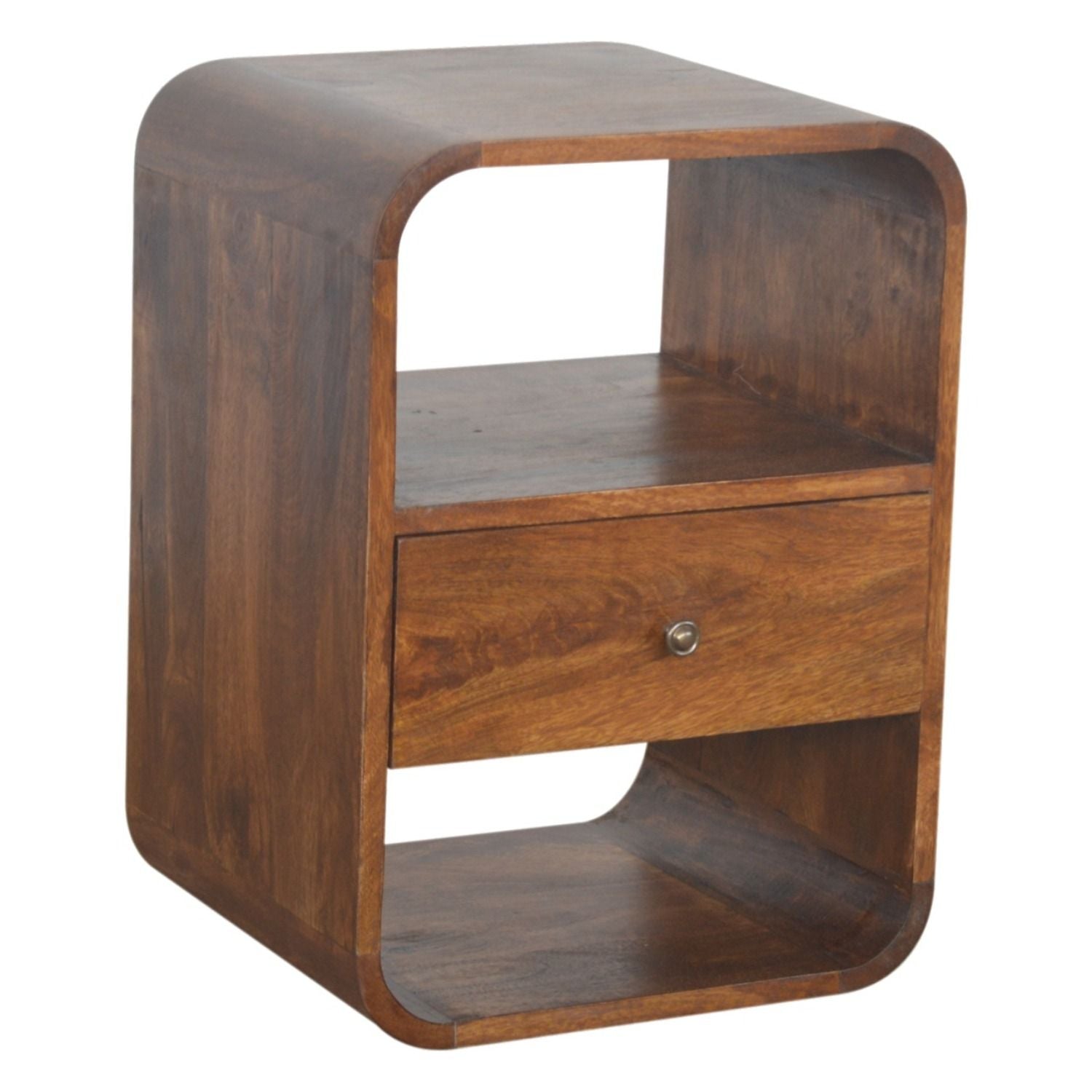 Curve Drawer Nightstand - The Sleep Loft - Online Mattress Showroom NYC