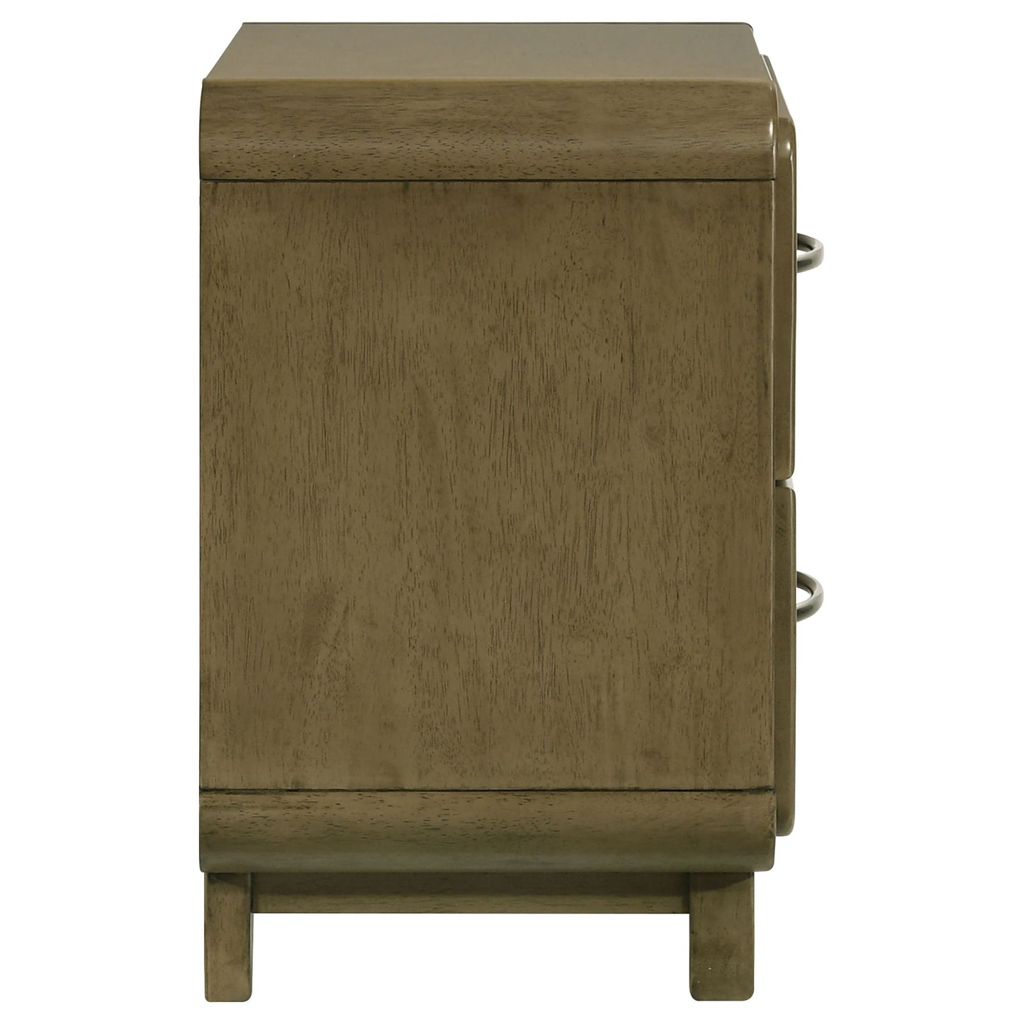 Tully - 2 Drawer Nightstand - Nutmeg Brown - The Sleep Loft - Online Mattress Showroom NYC