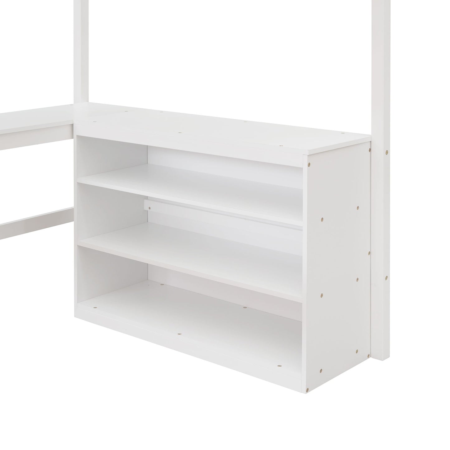 Loft Bed With Shelves With Desk - The Sleep Loft - Online Mattress Showroom NYC