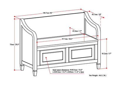 Connaught - Storage Bench - The Sleep Loft - Online Mattress Showroom NYC
