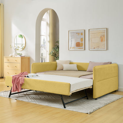 Upholstered Daybed With Pop Up Trundle - The Sleep Loft - Online Mattress Showroom NYC