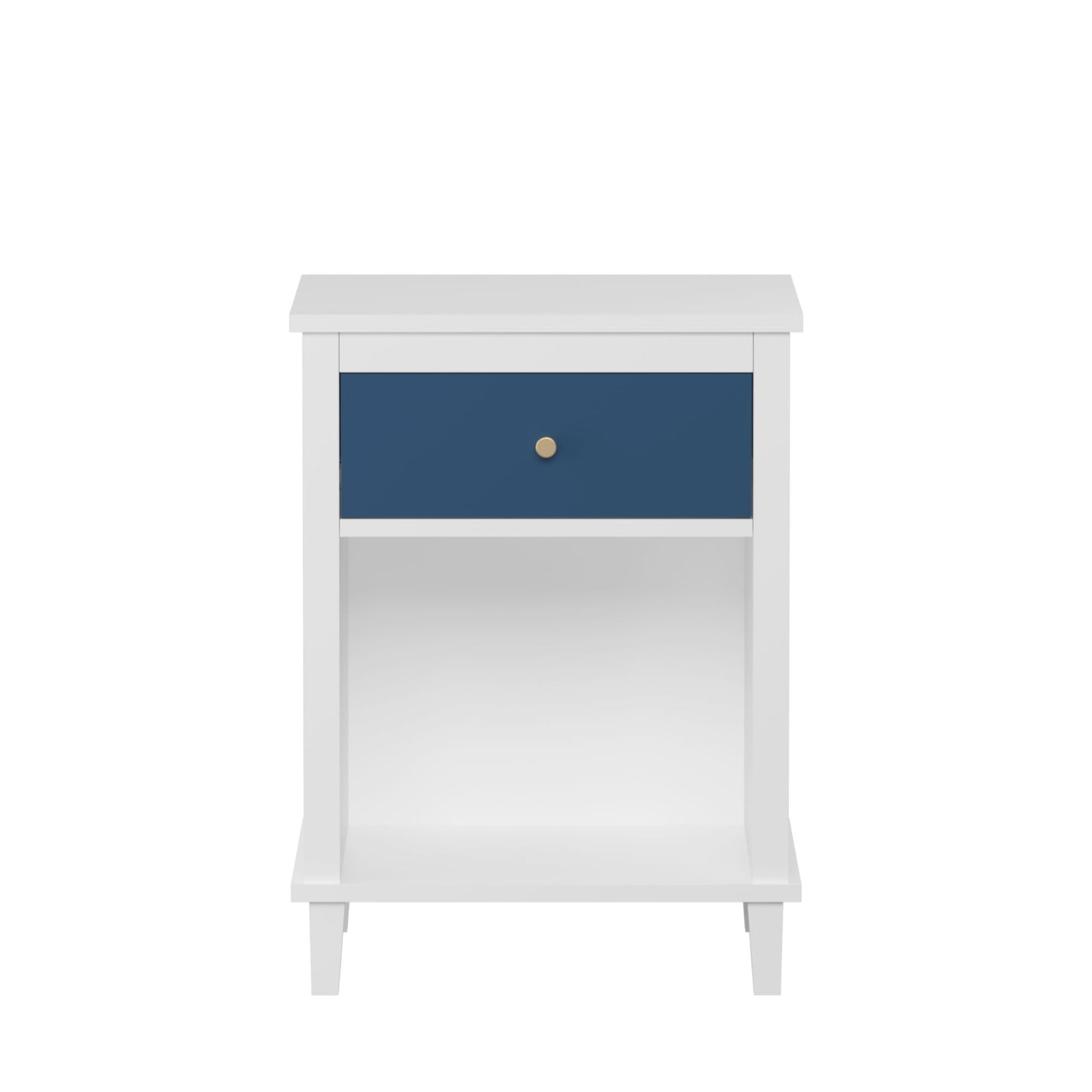 Nightstand With 1 Drawer 1 Shelf - The Sleep Loft - Online Mattress Showroom NYC