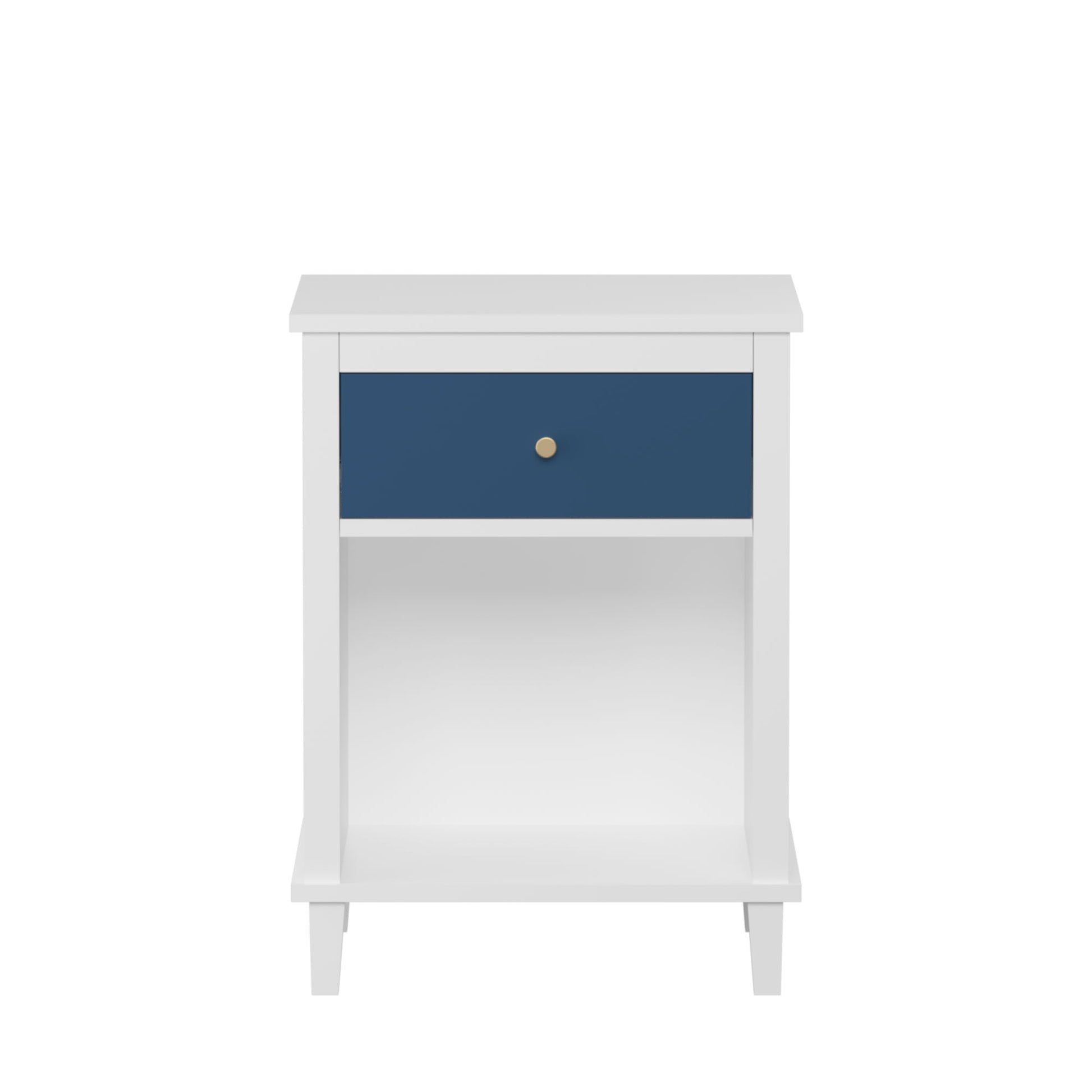 Nightstand With 1 Drawer 1 Shelf - The Sleep Loft - Online Mattress Showroom NYC