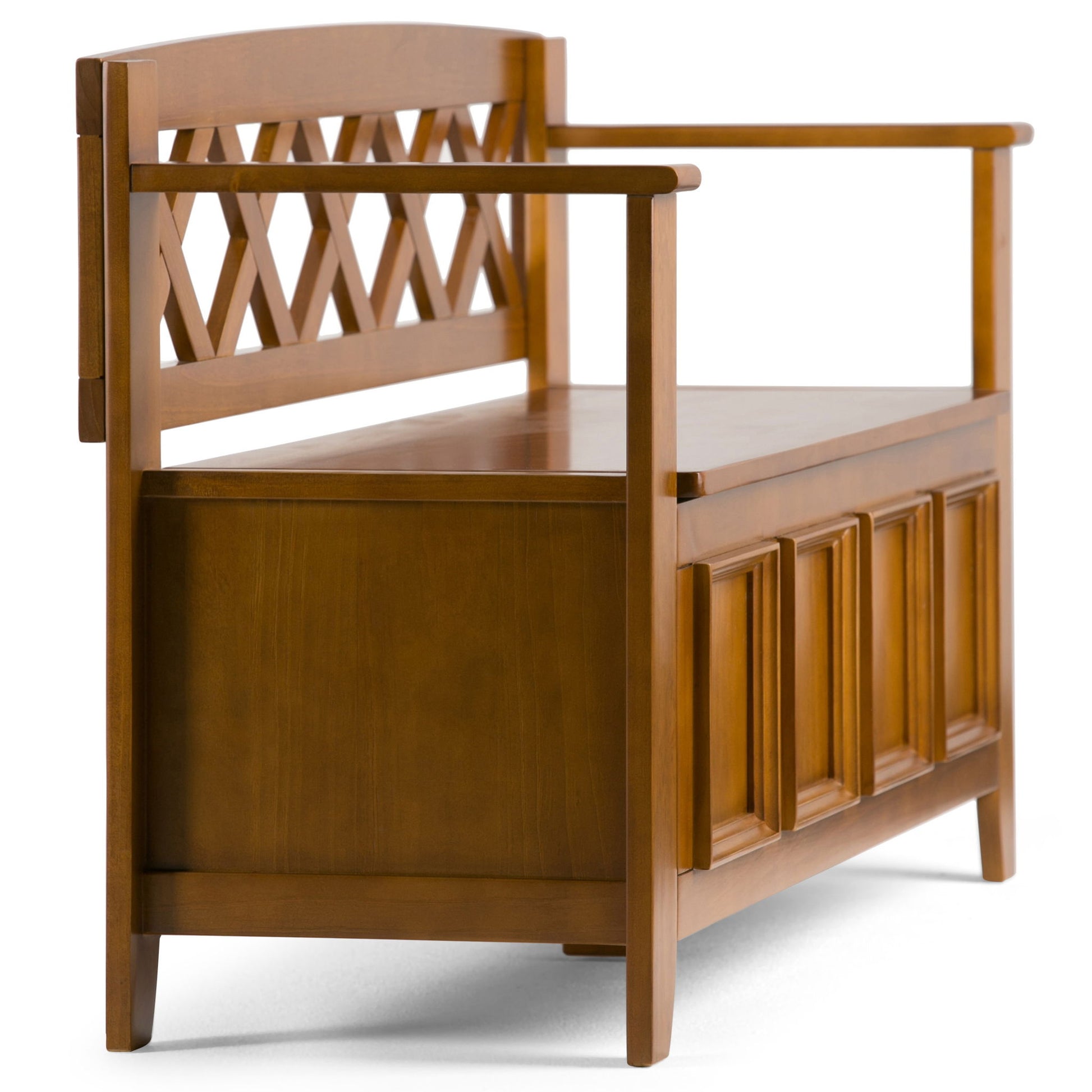 Amherst - Handcrafted Entryway Storage Bench - The Sleep Loft - Online Mattress Showroom NYC