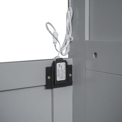 Murphy Wall Bed With Shelves, Wardrobe And LED Lights - The Sleep Loft - Online Mattress Showroom NYC