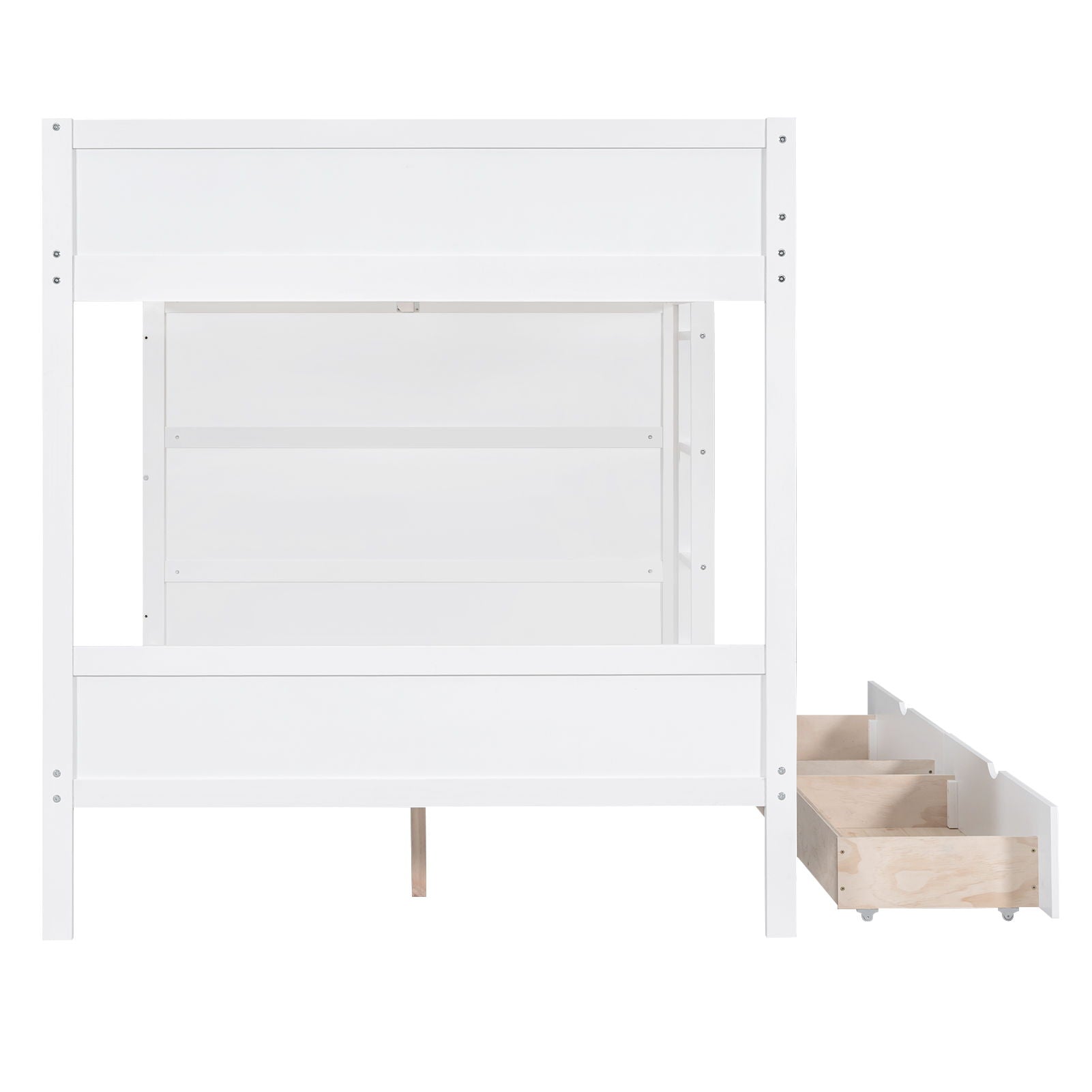 Bunk Bed With 2 Drawers And Multi Layer Cabinet - The Sleep Loft - Online Mattress Showroom NYC