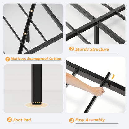 Floating Bedstead With Charging Station And LED Lights - The Sleep Loft - Online Mattress Showroom NYC