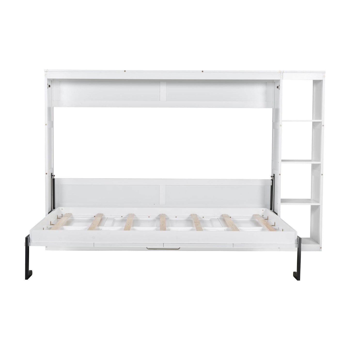Murphy Bed With Bookshelf And Storage - The Sleep Loft - Online Mattress Showroom NYC