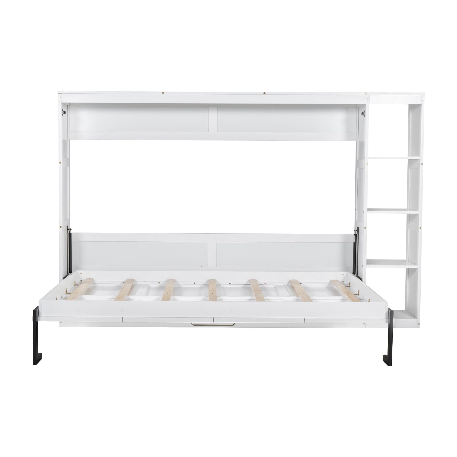 Murphy Bed With Bookshelf And Storage - The Sleep Loft - Online Mattress Showroom NYC