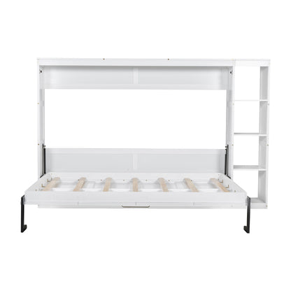 Murphy Bed With Bookshelf And Storage - The Sleep Loft - Online Mattress Showroom NYC