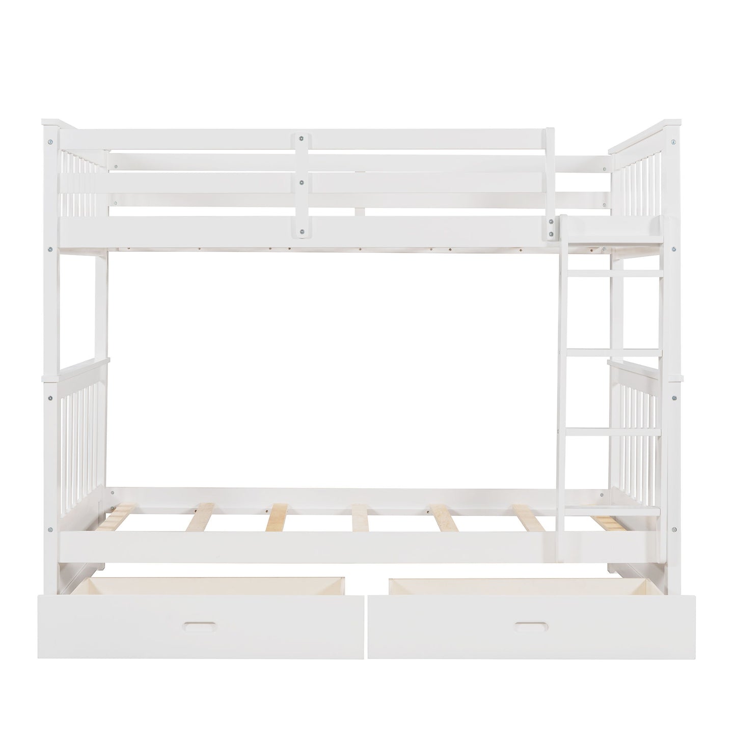 Bunk Bed With Ladders And 2 Storage Drawers - The Sleep Loft - Online Mattress Showroom NYC
