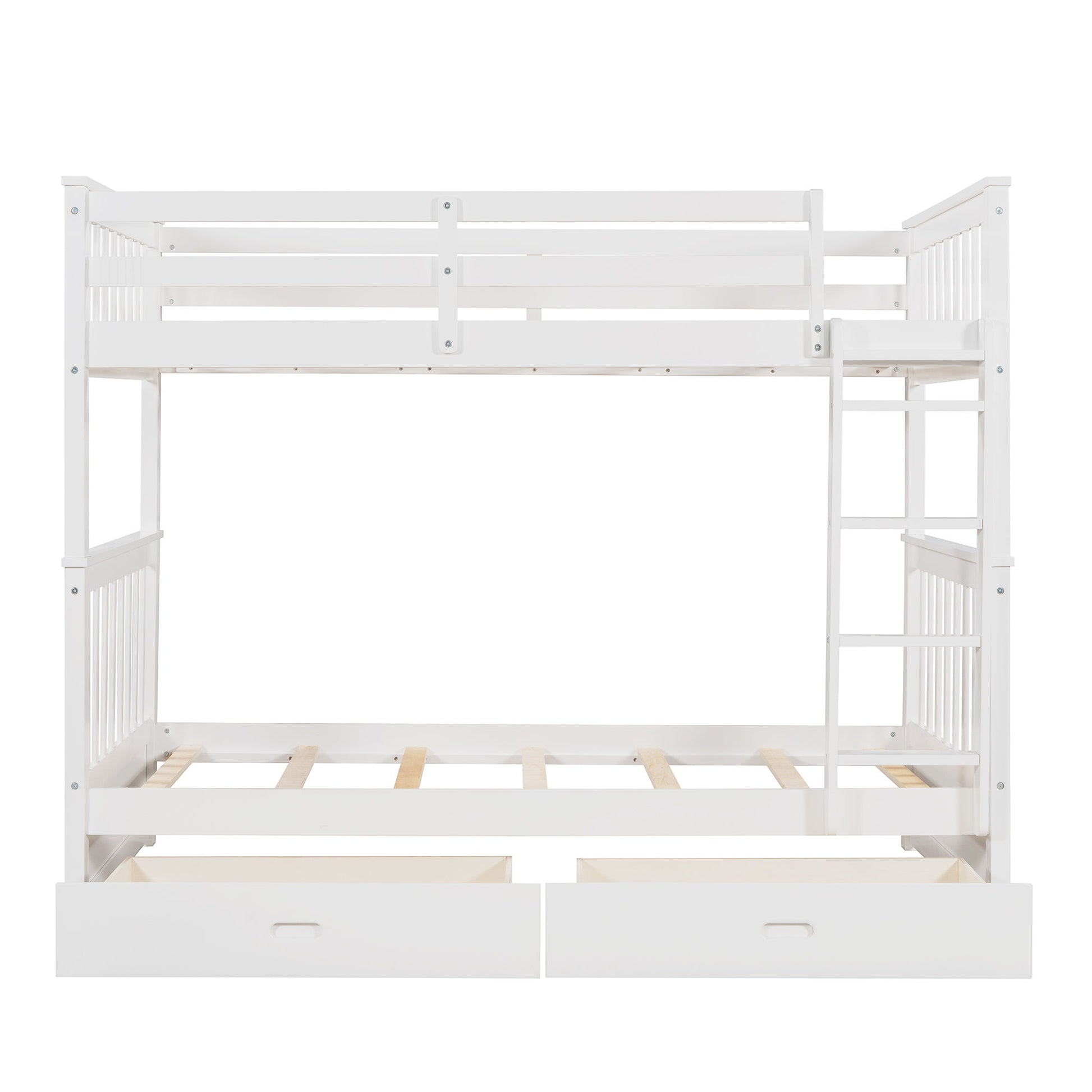 Bunk Bed With Ladders And 2 Storage Drawers - The Sleep Loft - Online Mattress Showroom NYC