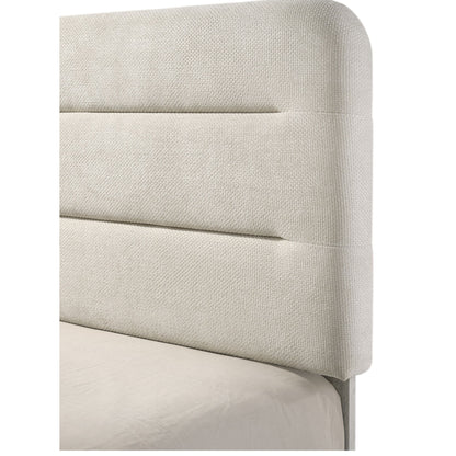 Upholstered Panel Bed, Sleek Lines - The Sleep Loft - Online Mattress Showroom NYC