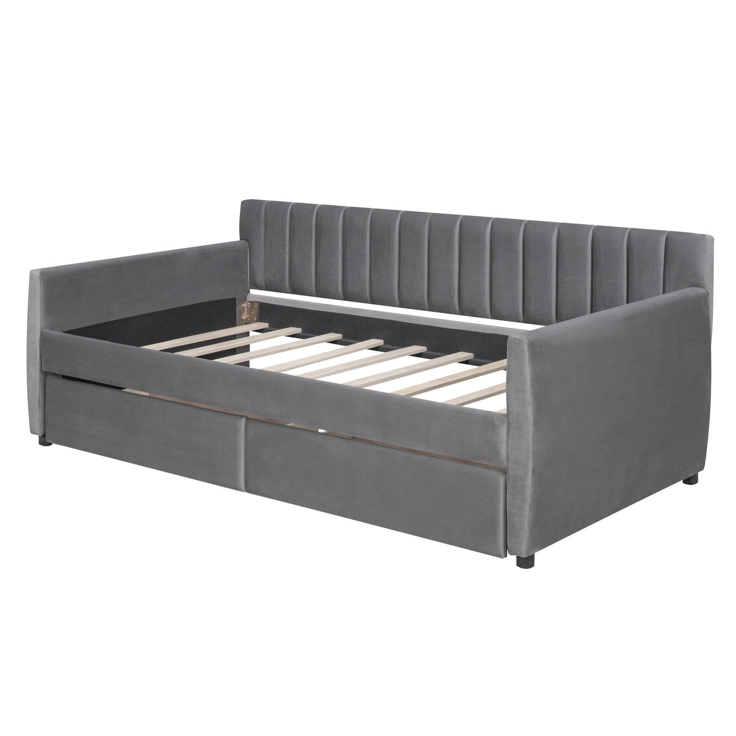 Upholstered Daybed With Slat Support - The Sleep Loft - Online Mattress Showroom NYC