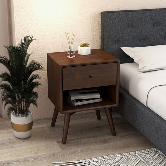 Caroline - Night Stand - Brown - The Sleep Loft - Online Mattress Showroom NYC