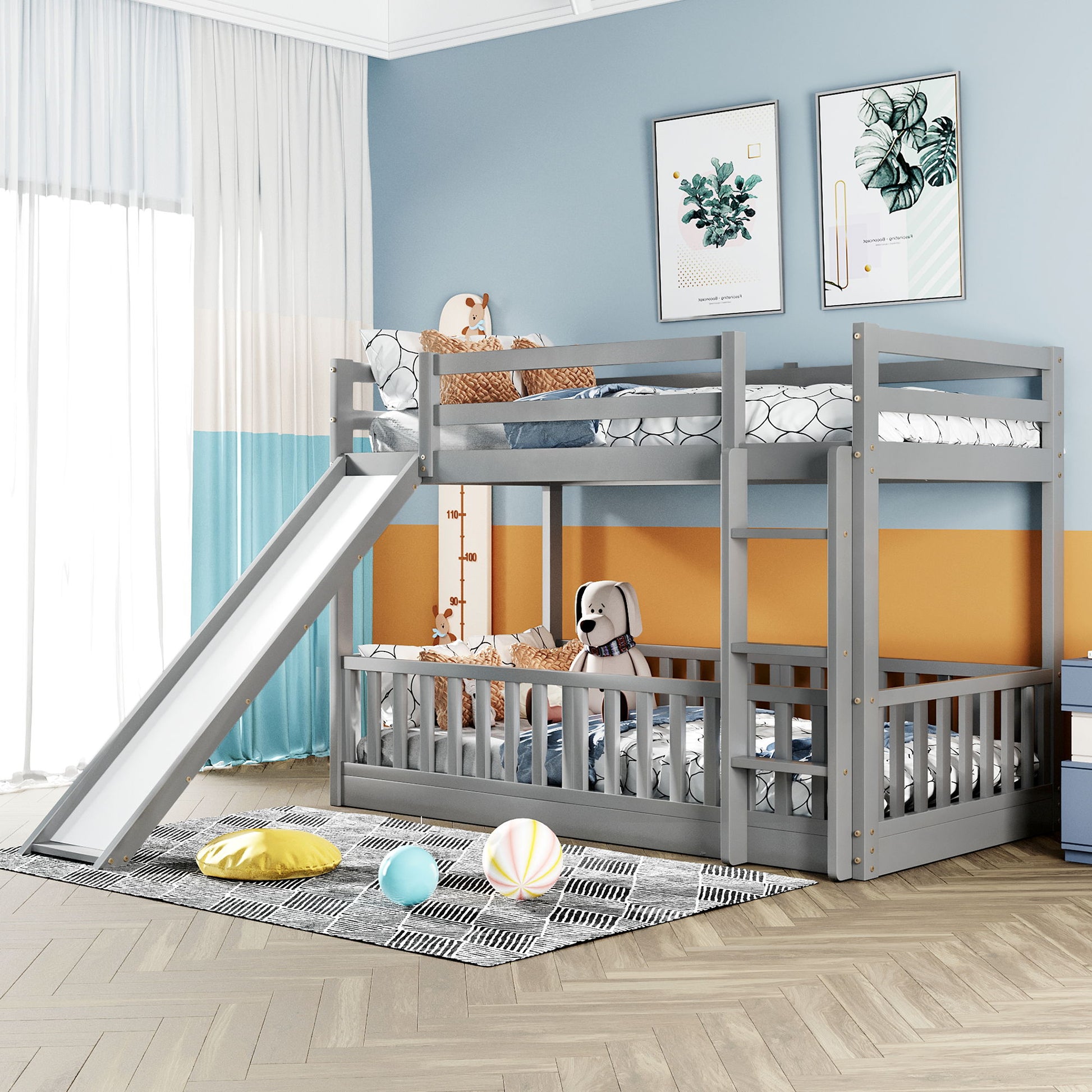Functional Bunk Bed & Convertible Ladder And Slide - The Sleep Loft - Online Mattress Showroom NYC