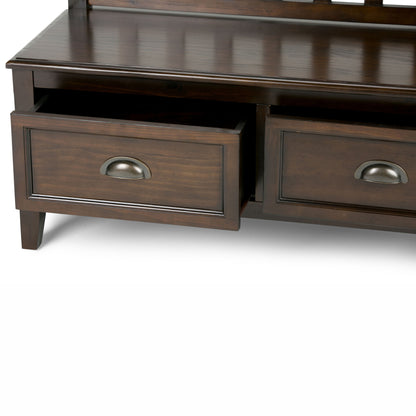 Burlington - Entryway Storage Bench With Drawers - The Sleep Loft - Online Mattress Showroom NYC