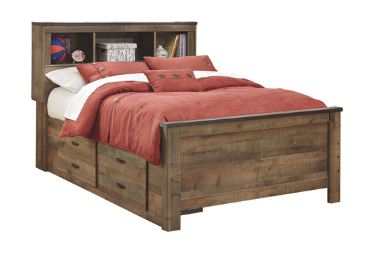 Trinell - Bookcase Bed With Storage - The Sleep Loft - Online Mattress Showroom NYC