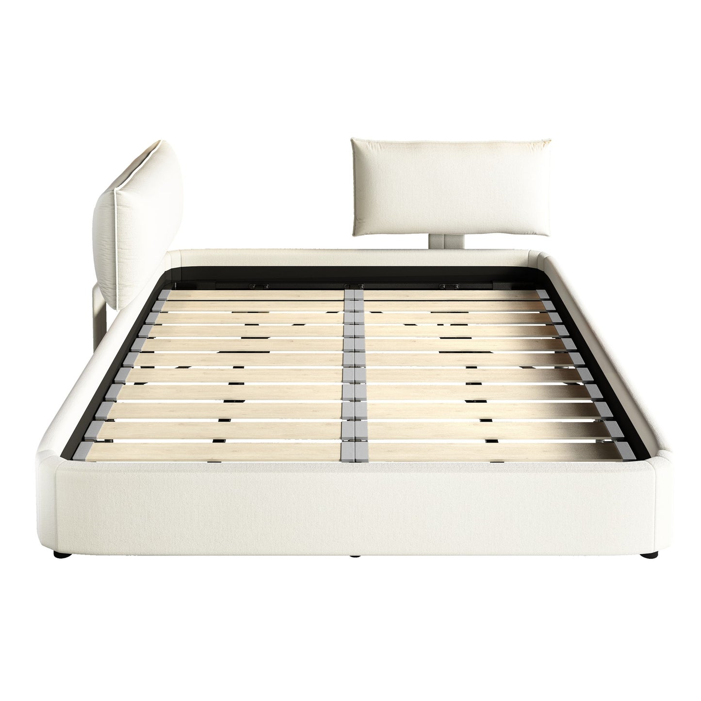 Cloud Bed Frame With Oversized Padded Movable Headboard - The Sleep Loft - Online Mattress Showroom NYC