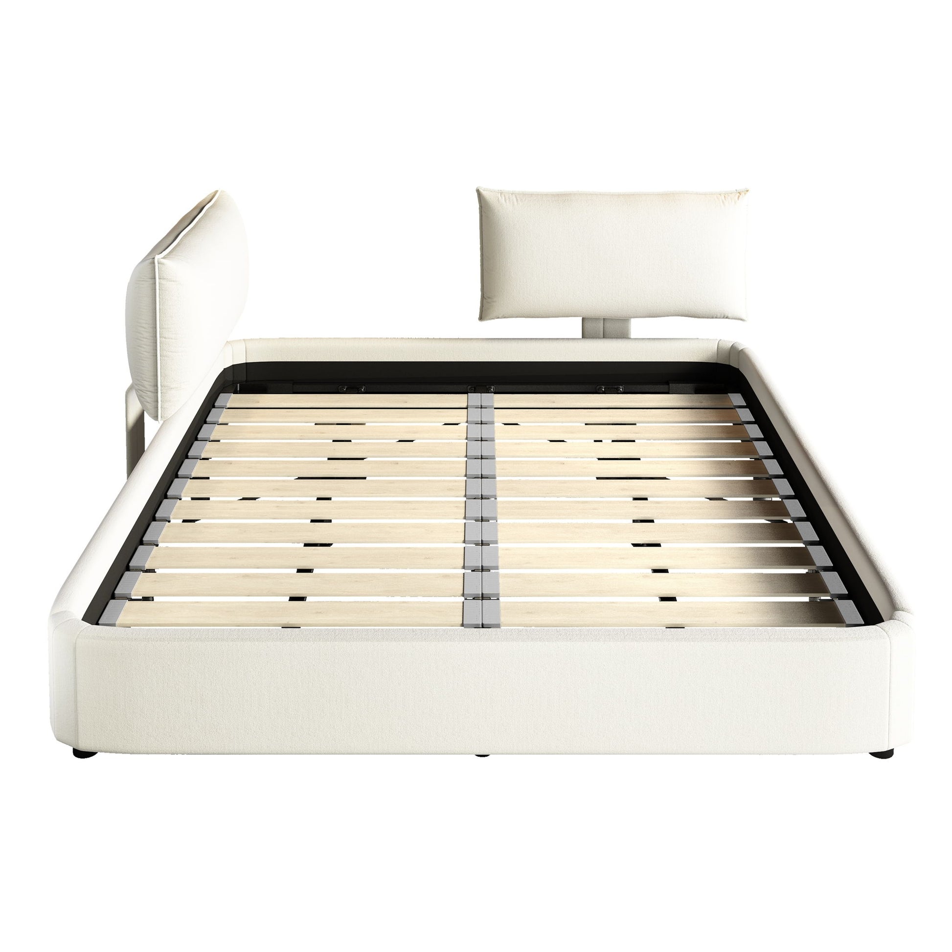 Cloud Bed Frame With Oversized Padded Movable Headboard - The Sleep Loft - Online Mattress Showroom NYC