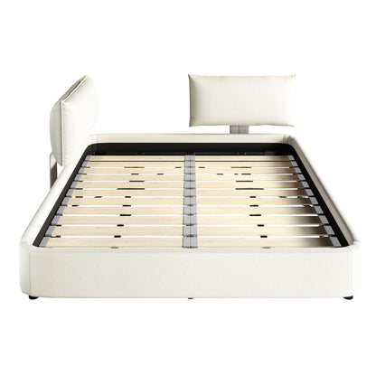 Cloud Bed Frame With Oversized Padded Movable Headboard - The Sleep Loft - Online Mattress Showroom NYC