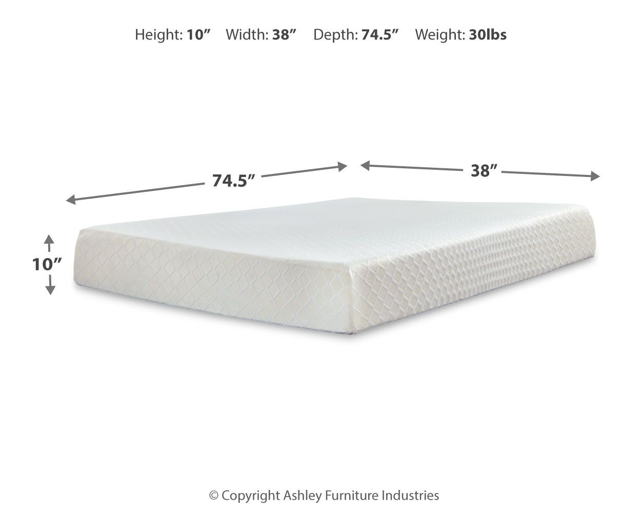 10 Inch Chime Memory Foam - Firm Memory Foam Mattress - The Sleep Loft - Online Mattress Showroom NYC
