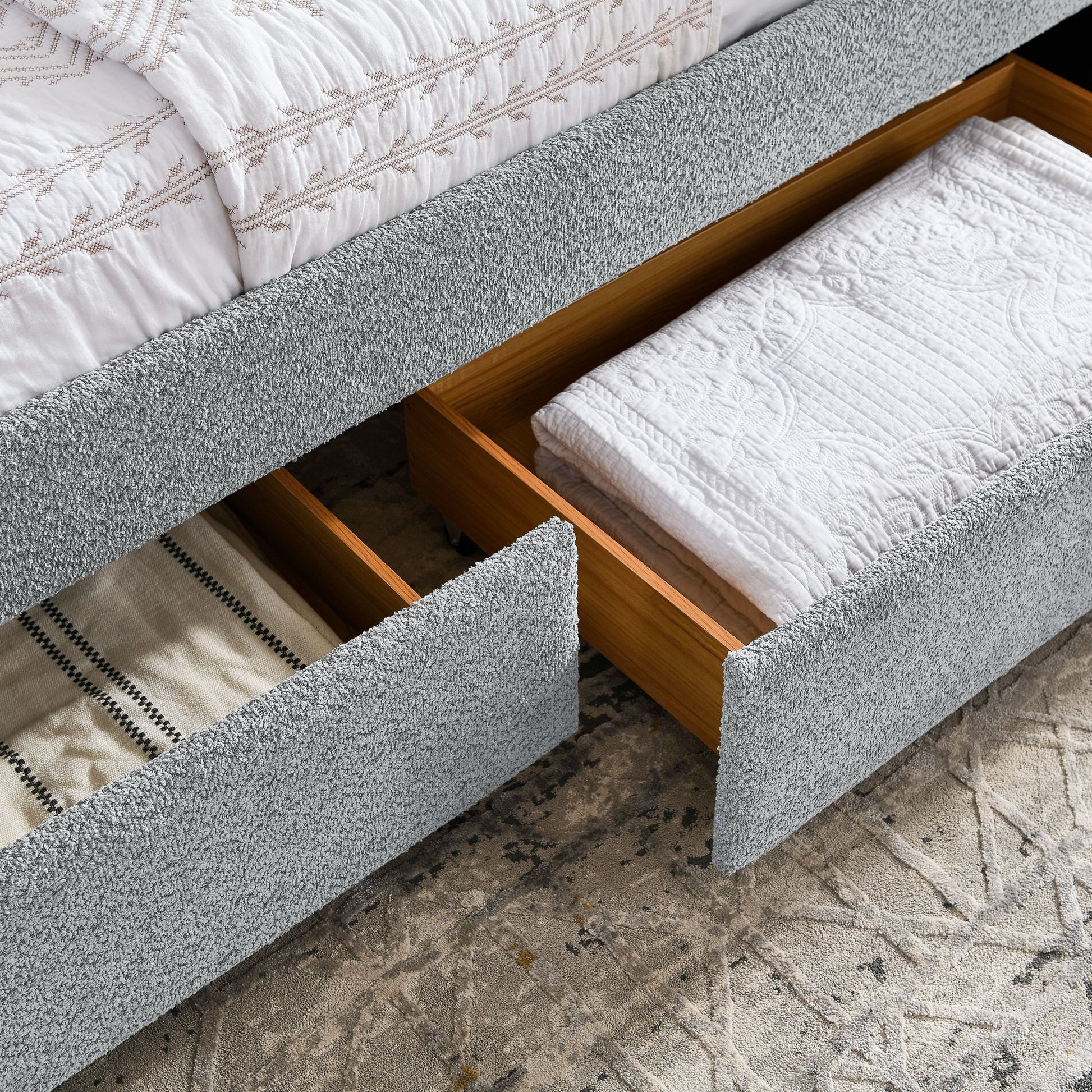 Upholstered Daybed & 2 Drawers - The Sleep Loft - Online Mattress Showroom NYC