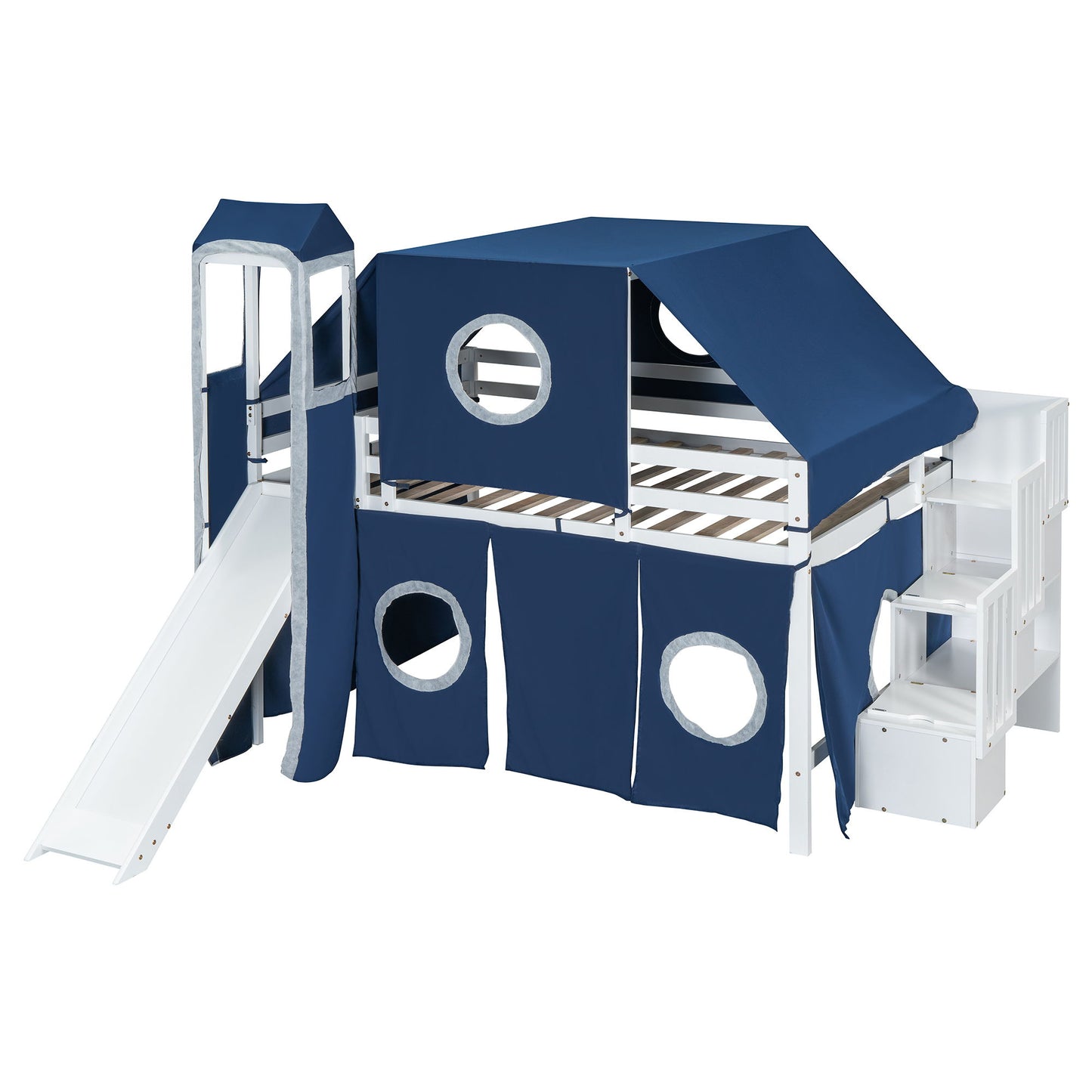 Loft Bed With Tent And Tower - The Sleep Loft - Online Mattress Showroom NYC