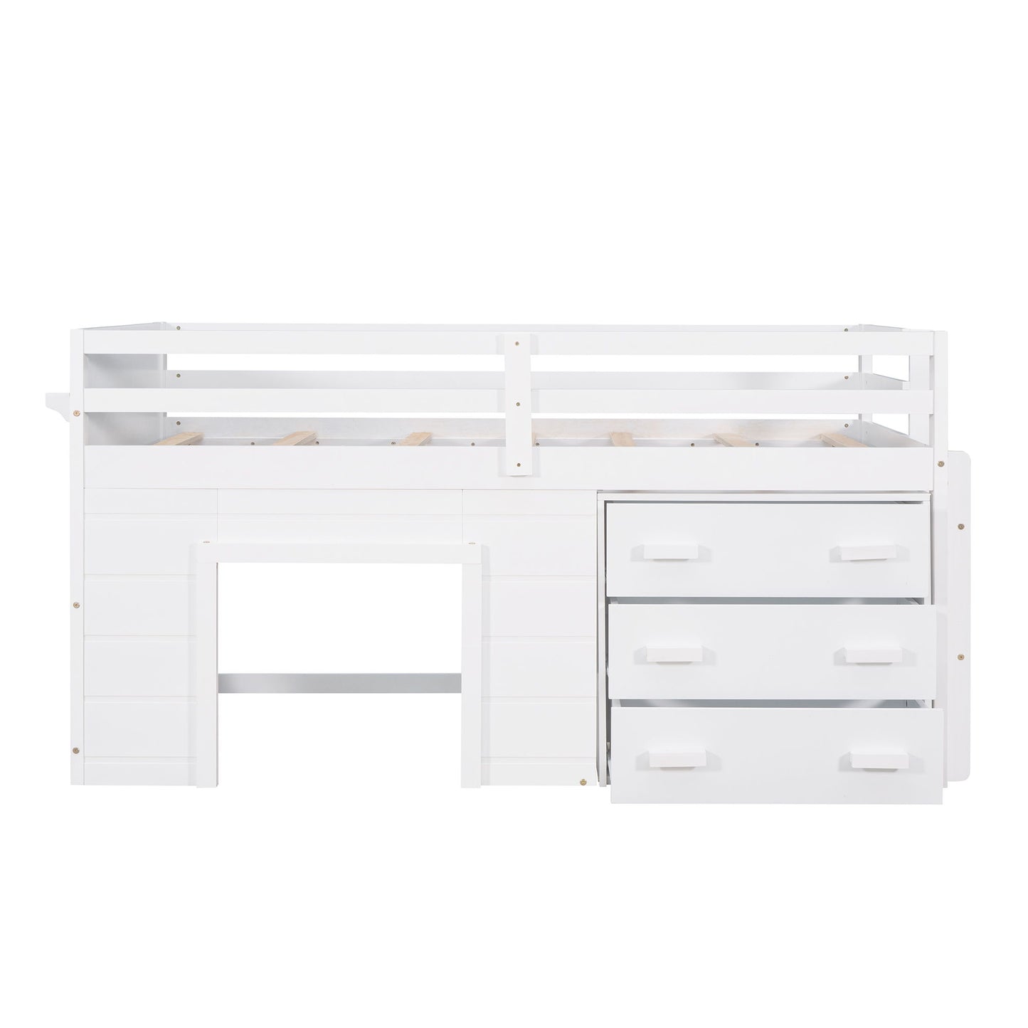 Loft Bed With Cabinet And Shelf - The Sleep Loft - Online Mattress Showroom NYC
