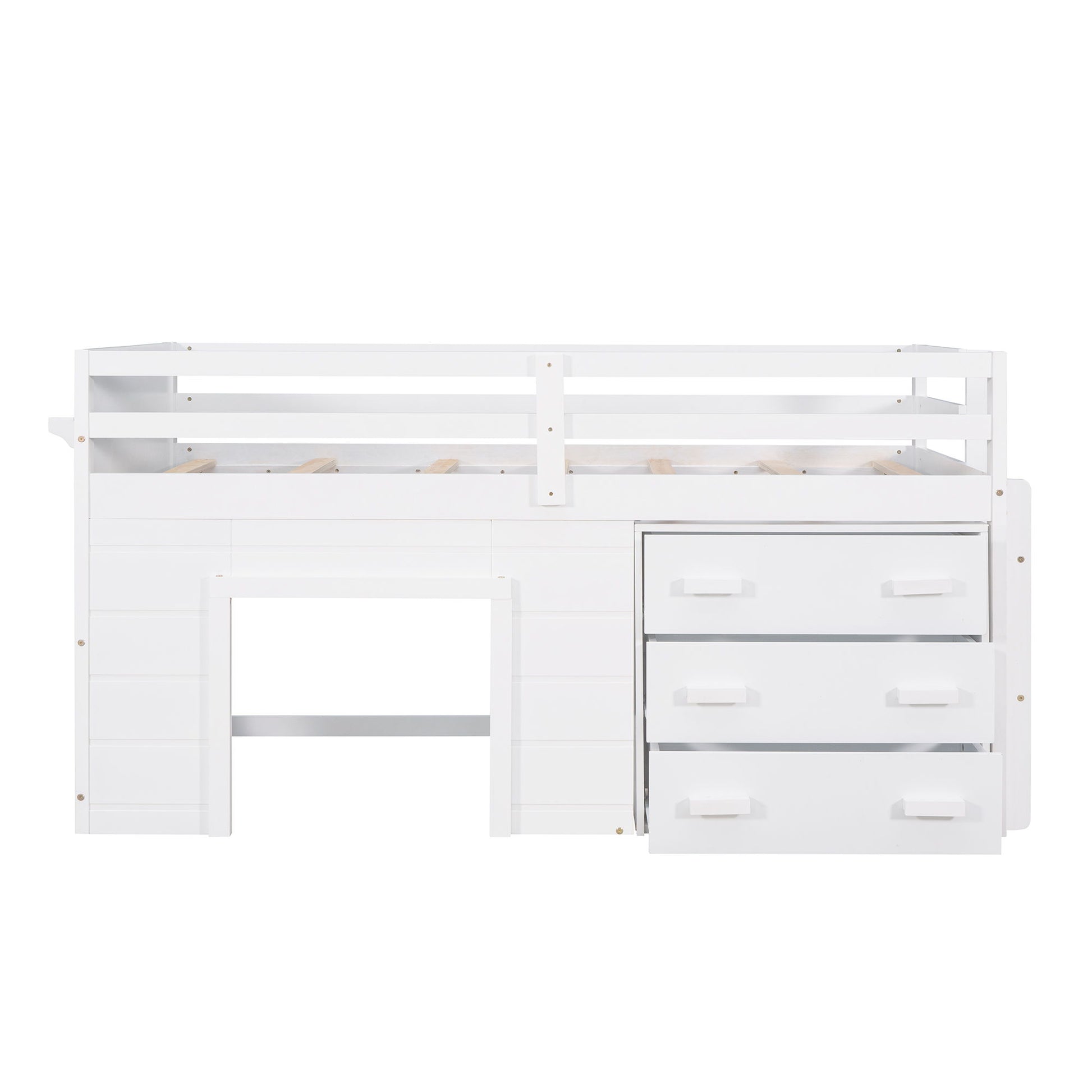 Loft Bed With Cabinet And Shelf - The Sleep Loft - Online Mattress Showroom NYC