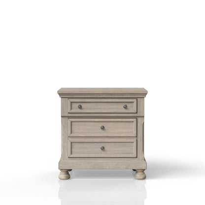 Nightstand Two Storage Drawers - The Sleep Loft - Online Mattress Showroom NYC