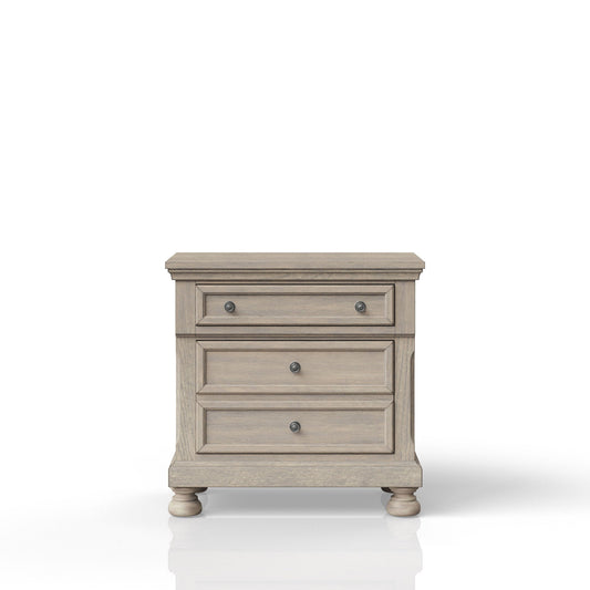 Nightstand Two Storage Drawers - The Sleep Loft - Online Mattress Showroom NYC