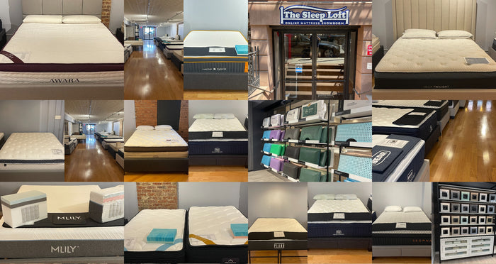 Compare top online mattress brands in person at The Sleep Loft NYC