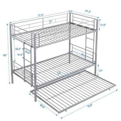 Bunk Bed With Trundle - The Sleep Loft - Online Mattress Showroom NYC