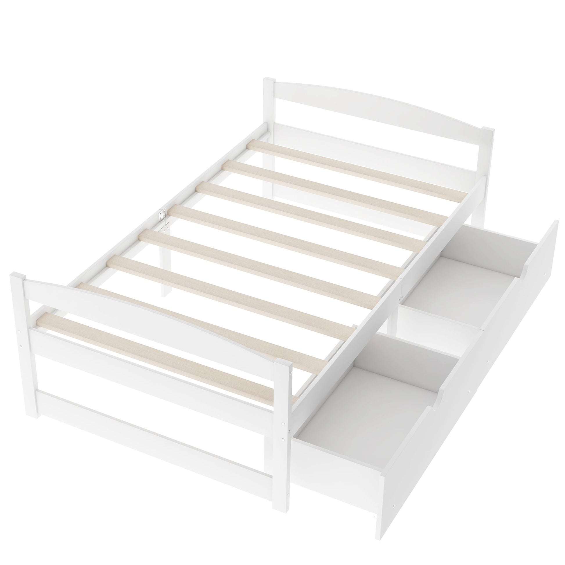 Platform Bed With 2 Drawers - The Sleep Loft - Online Mattress Showroom NYC