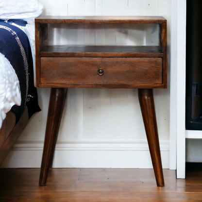 Nightstand - Chestnut - The Sleep Loft - Online Mattress Showroom NYC