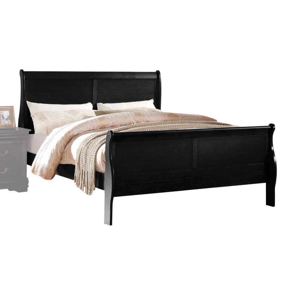Louis Philippe - Sleigh Style Bed - The Sleep Loft - Online Mattress Showroom NYC